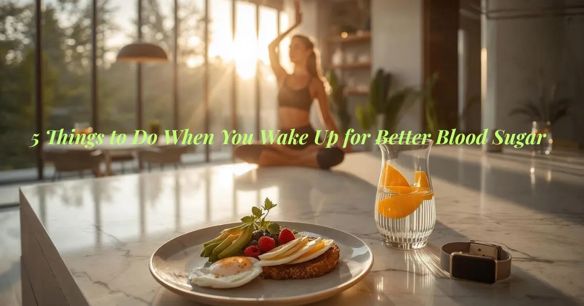 5 Things to Do When You Wake Up for Better Blood Sugar