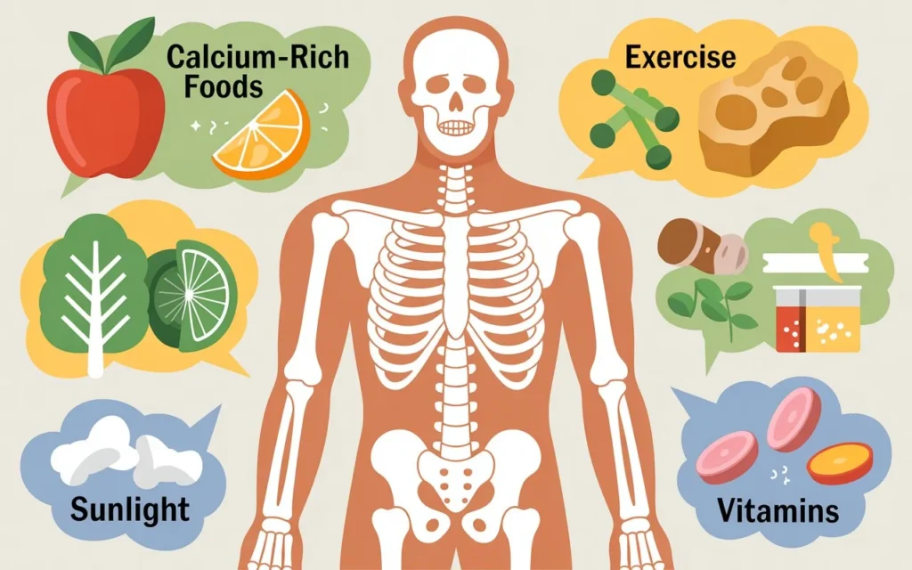 how to increase bone density after 60