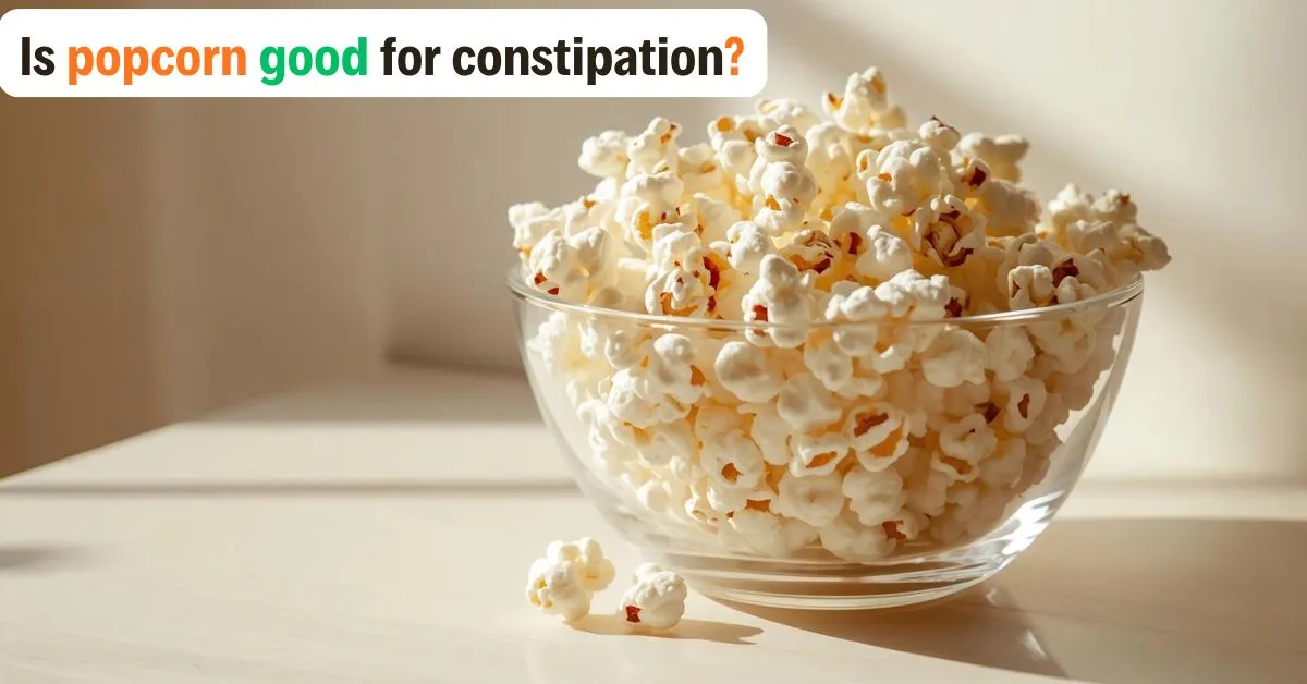 is popcorn good for constipation