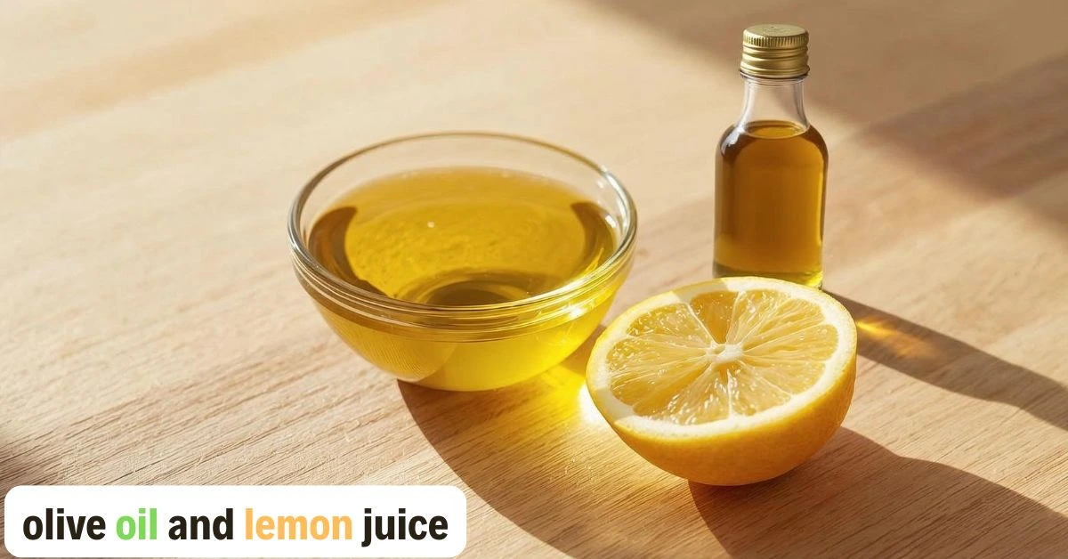 olive oil and lemon juice